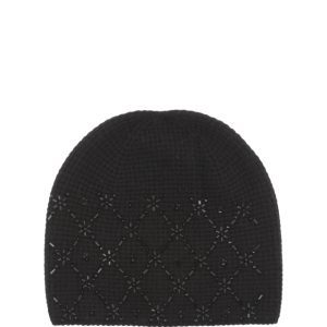 Zimní čepice s třpytivými detaily