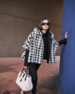 Dámská kožešinová kabelka Dámská kožešinová kabelka