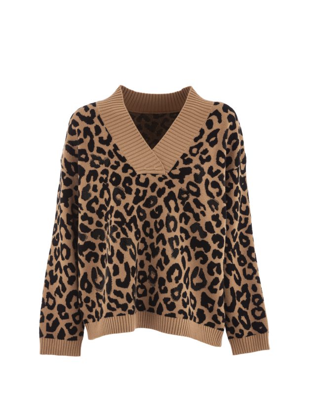 Dámský tygrovaný svetr