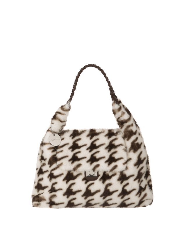 Kožešinová kabelka se vzorem Kožešinová kabelka se vzorem