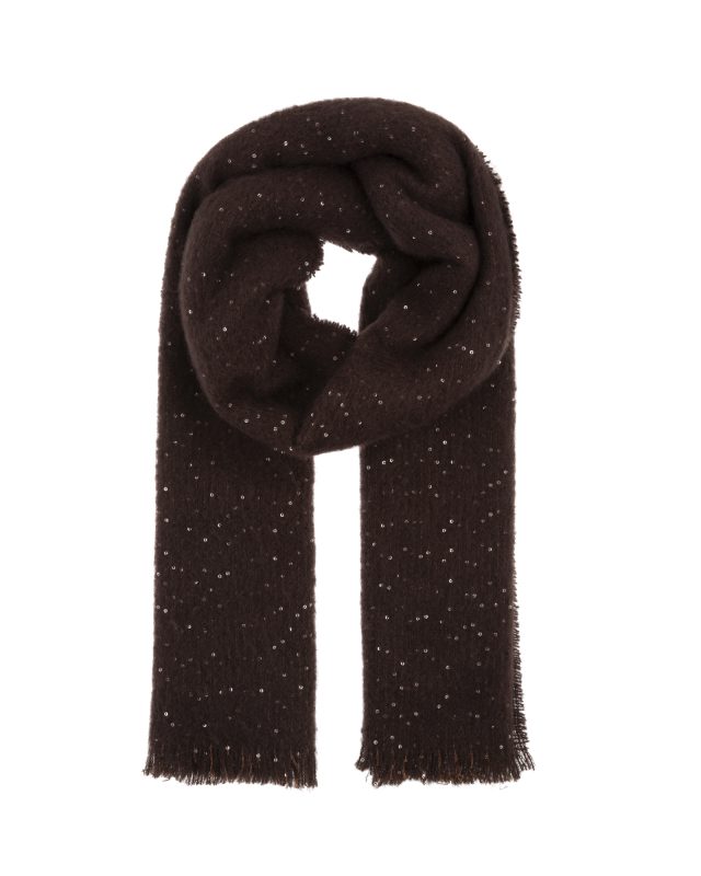 Dámská teplá šála se třpytkami Dámská teplá šála se třpytkami